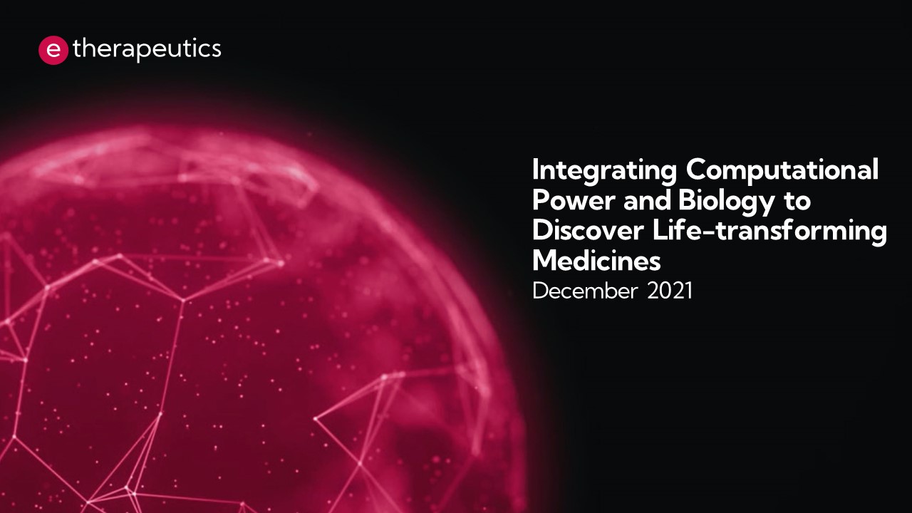 Integrating Computational Power and Biology to Discover Life-transforming Medicines Thumbnail.jpg